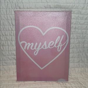 Love Myself Print On Canvas